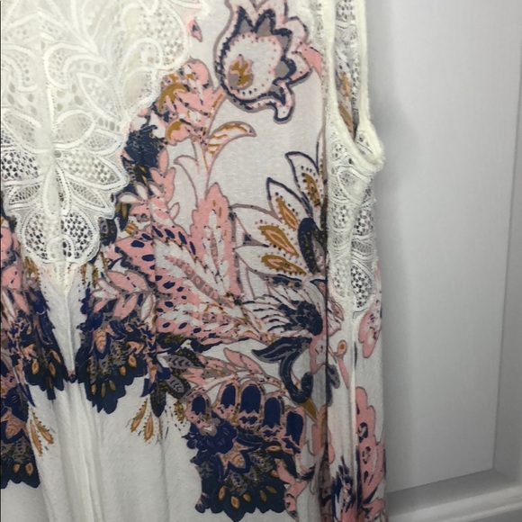 NWT Free People Ivory Combo Dress - Picture 3 of 4